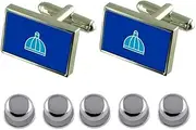 [Select Gifts] Shirt Dress Studs Durban City South Africa Flag Cufflinks