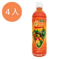 在飛比找樂天市場購物網優惠-波蜜 BCE 果菜汁 580ml (4入)/組【康鄰超市】