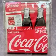 Coca cola Gift Zip bags 3 bottles COCA-COLA 5 pcs DAISO
