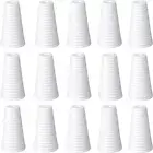 Cutelec Pull Cord Tassels 20pcs White Plastic Window Blind Cord Knobs Drops P...