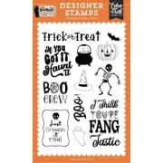 Echo Park Spooktacular Halloween Stamps Fang Tastic