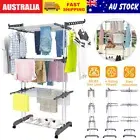 3 Tier Clothes Airer Garment Hanger Clothing Drying Rack Stand Multi-Functional