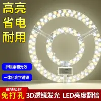 在飛比找蝦皮購物優惠-LED 吸頂燈 LED燈芯中性光燈芯圓形led燈盤替換節能L