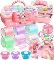 Jimcii Bow Nano Tape Bubble Kit for Kids with Box, Nano Tape Squishy Maker Kit, Nano Bubble Tape Kit, Nano Tape Bubbles