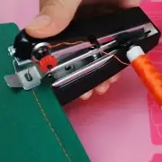 Portable Sewing Machine Mini Manual Handy Needlework Cordless Tools Stitch