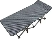 Oxford Fabric Foldable Camping Bed Thickened Steel Pipe Folding Bed Single Portable Camp Bed for Outdoor Travel Office