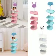 4 Layer Children Shoe Rack Children Shoes Holder for Closet Hallway Bedroom