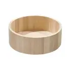 iDesign Natural Tall Wood 26.67cm Turntable Storage Pantry Kitchen Organiser