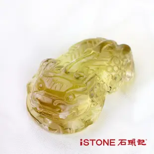 石頭記 黃水晶貔貅項鍊-極富納財32.4G