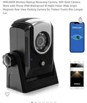 HD Wireless Backup Trailer RV Truck Camera, WiFi Smart App Magnetic NICE