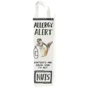 Hoot's and Howlers "Allergy Alert" Squirrel Wine Bag - NEW