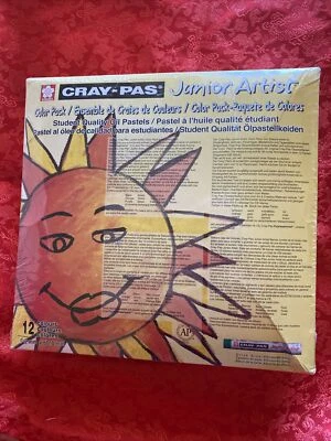 SAKURA Cray-Pas Junior Artist Oil Pastels, 12 colours, set of 432