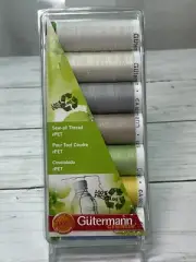 Gutermann Sew-All Polyester Thread Set - 7 Spools- 110 yds each - Light Colors