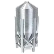3D Print 1/16 Large Stack Feed Hopper Bin, 3D Printed RW-9