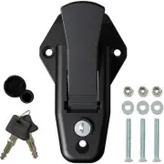 Global Bar PRO Cambar Lock - RV/Cargo Trailer Ramp Door Hasp Bar Latch 2 Mech...