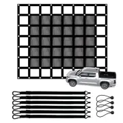 Tailgate Cargo Net,6.6x7.9ft，Heavy Duty Cargo Net for Pickup Truck Bed,SU