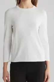 NWT Vince Rayon blend Knit 3/4 sleeve Top Sz S $295