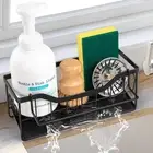 Sponge Holder for Kitchen Sink Caddy,Stainless Steel Dish Soap Dispenser Rack...