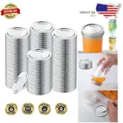 Food-Grade 200-Count Canning Lids - Anti-Rust, Dishwasher & Microwave Safe