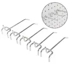5pcs Hook Panel Perforated Wall Storage Garage Workshop Fixing 10 FG _we