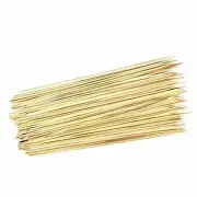 10000 Pcs 8-inch 3mm x 200mm Bamboo Skewer Sticks BBQ Fruit Kebab Grill Bulk Buy