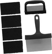Kisangel Grill Grate Brush BBQ Cleaning Wire Brush BBQ Rack Cleaning Scraper Tool