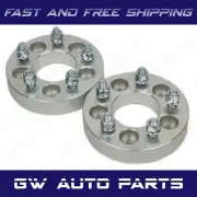 2 PC 1" WHEEL SPACER ADAPTERS 5X4.5 TO 5X110 | 5x114.3 to 5x110 Studs12x1.5
