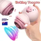 Vibrator Licking Tongue Oral Women Clitoris Stimulator Nipple Massager Sex Toys
