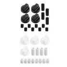 4x Gas Stove Knobs Sturdy Cooktop Control Knobs for Stovetop Appliance Home