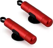 Yitexin 2 Pack Window Breaker Seatbelt Cutter, 2 in 1 Portable Car Window Breaker Tool Hammer, Auto Rescue Seat Belt Cutter and Glass Breaker (Red)