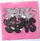 Kaws for Travis Scott & Kid Cudi "The Scotts" Single 7" Vinyl (Pink) EPIC RECORD