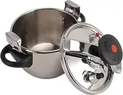 Stainless Steel Mini Pressure Cooker, High Pressure Pot 3L Compatible with Gas and Induction Cooker, Meals in Less Time