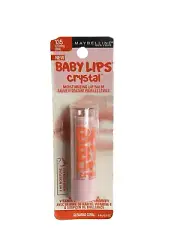 MAYBELLINE Baby Lips Moisturizing BALM ~ GLEAMING CORAL #135 ~ NEW & SEALED