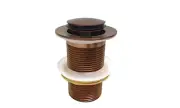 Bathroom POP UP WASTE 32mm Basin Vanity Plug Brass Sink Drain Copper