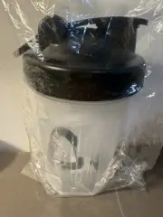 400ML Blender Shaker Bottle with Stainless Ball & protein powder containers.