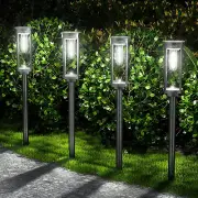 Solar Pathway Lights Waterproof 8 Pack Upgraded Walkway Landscape Outdoor Drivew