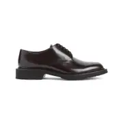 [Saint Laurent] Saint Laurent-Dark Brown Army 20 Leather Derbies-Uomo 42 IT