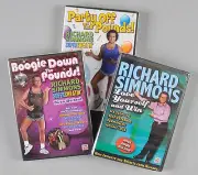 Time Life Richard Simmons Lot of 3 DVDs Party Off Boogie Down Love Yourself Win