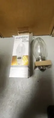 New Case/12 Sunlite LU100/MED High Pressure Sodium Light Bulb 100 Watts ED17 Clr