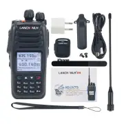 5KM Bluetooth Walkie Talkie VHF UHF Radio Handheld Transceiver w/ Aviation Band
