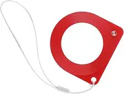GLEAVI Pack Induction Coil Detector Substrate Compressor Keychain Wire Tester Charcuterie Inflatable Valves Round Rotating Swivel Plate Vent Catcher Bunion Masking Tape Motif Red Abs