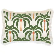 Cushion Cover-Coastal Fringe-Costa Del Sol White-35cm x 50cm