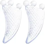 VALICLUD 2pcs Multi Functional Facial Massage Board for Skin Tightening Neck Scraping Durable Tool for Skincare Enhance Circulation Define Contours