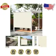 Custom Size Beige Shade Tarp - 95% Sunlight Blockage for Backyard Relaxation