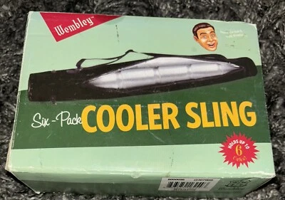 Wembley Six-Pack Sleeve Cooler - Cooler Sling Brand New In Awesome Graphic Box!!