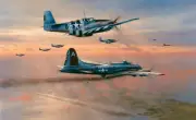 Bringing the Peacemaker Home by Robert Taylor signed by Mustang & B17 Pilots