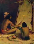 The Historian : Sign Language on Buckskin : E. Irving Couse : 1902 : Art Print