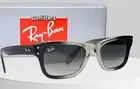 Ray Ban MR BURBANK transparent/grey gradient RB2283 134071 52 sunglasses NEW!