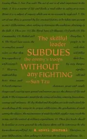 A Novel Journal: The Art of War (Compact) Hardcove