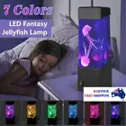 LED Jellyfish Light Lava Lamp Night Light Aquarium Multicolor Lighting Mood AU